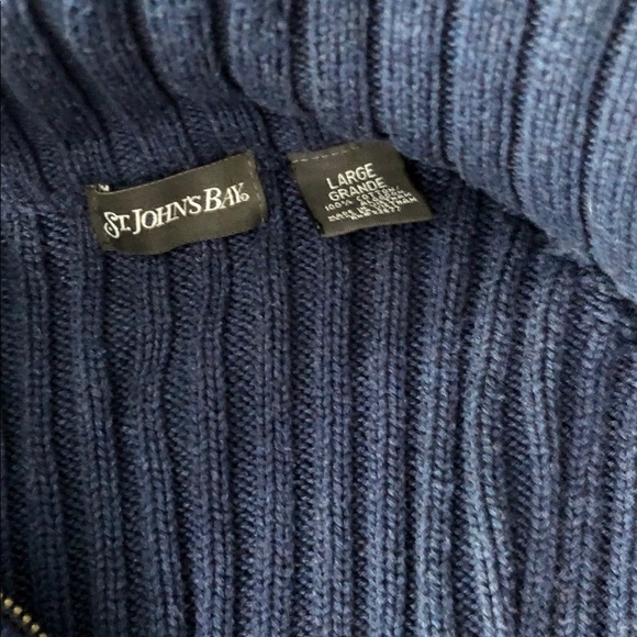 St. John’s Bay Full Zip-Up Sweater - Picture 2 of 4